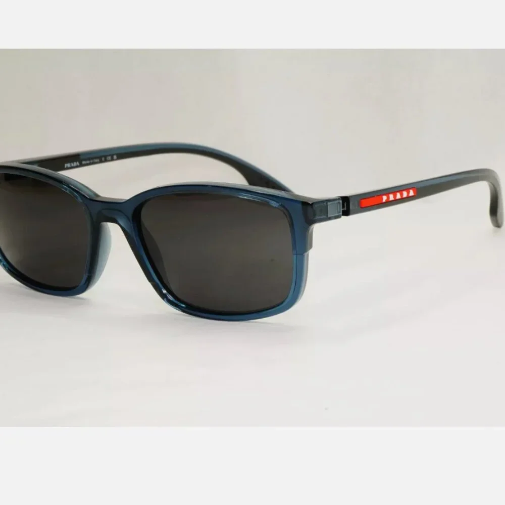 Prada Transparent Black Square Sunglasses
